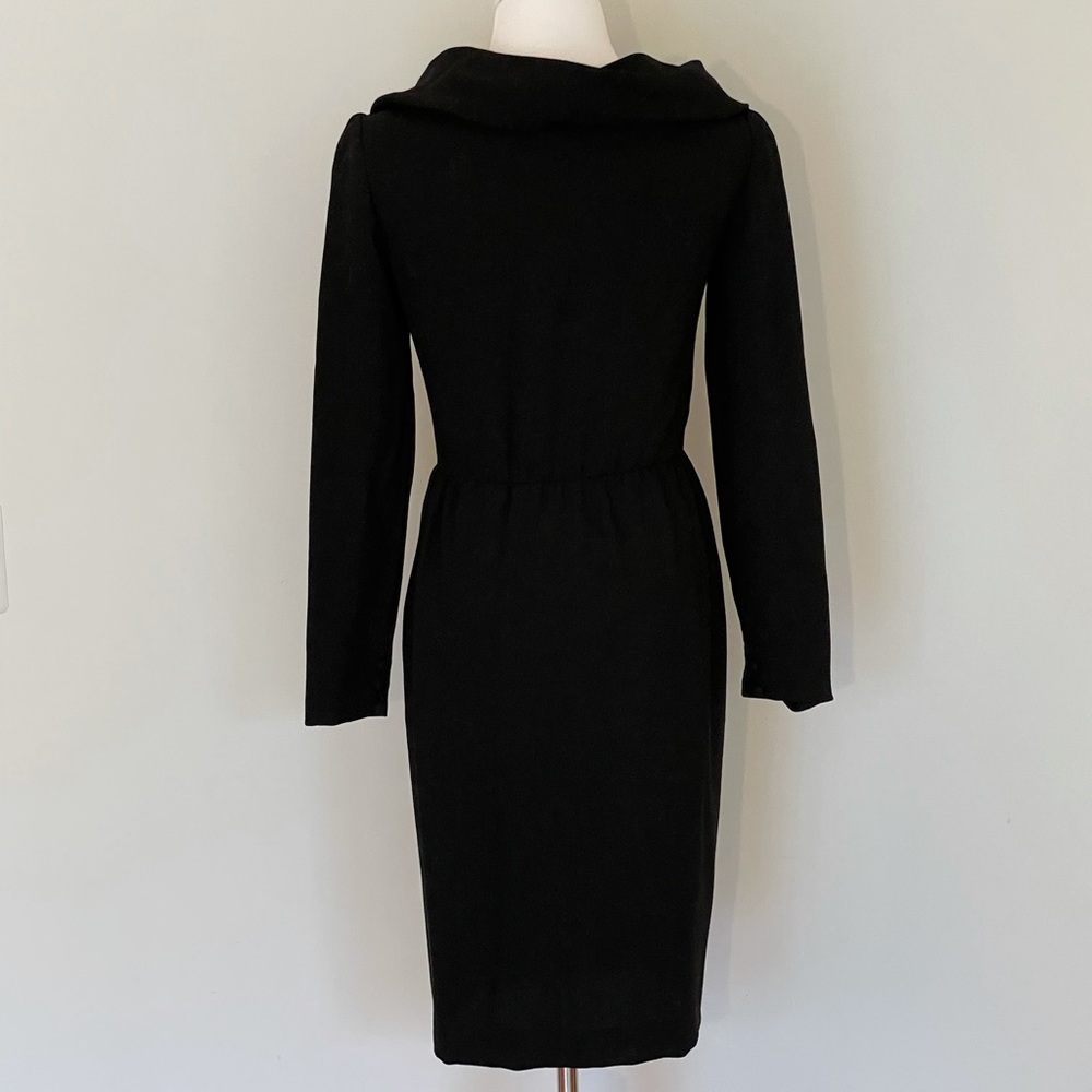 VINTAGE - CAROLYNE ROEHM BLACK DRESS - Picture 3 of 13